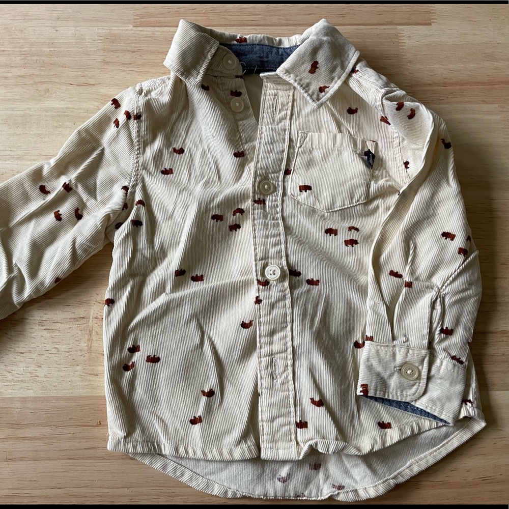Baby B’Gosh Bison Corduroy Shirt